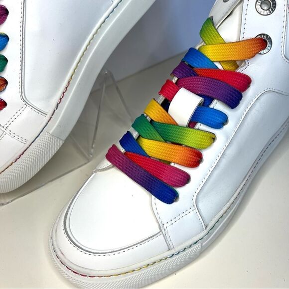 New Zadig &‎ Voltaire Womens High Flash Pride Lightning Bolt Sneakers $498 - Picture 6 of 15